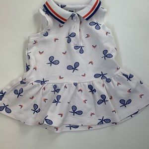 Janie and Jack tennis print polo dress